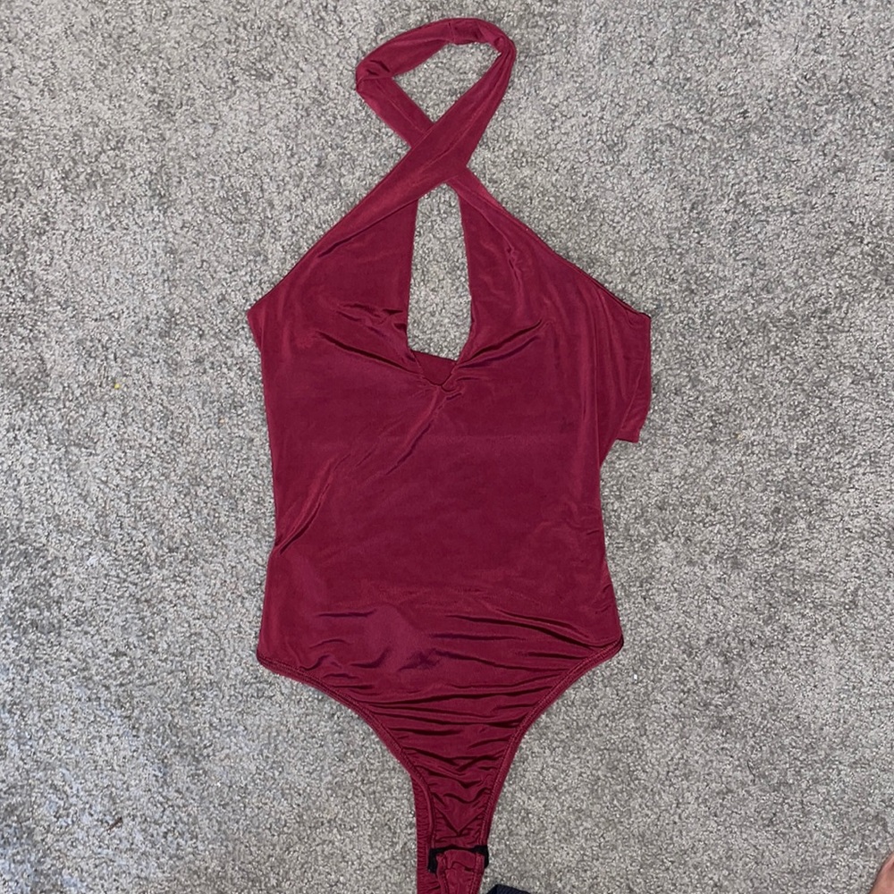 NWOT FN halter bodysuit